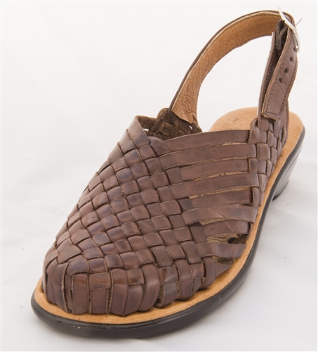 Women s Closed Toe Ciruela Huaraches Sandals Brown