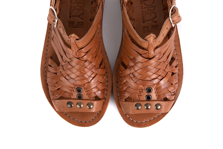 Leather Mexican Sandals For Man Huaraches Chedron Ces-003 - SHYS