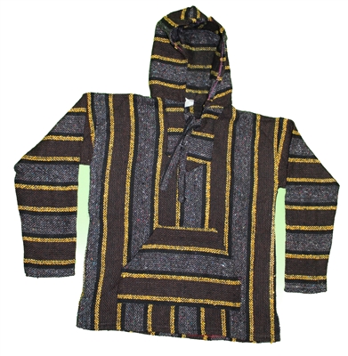 Authentic Colorful Classic Mexican Baja Pullovers