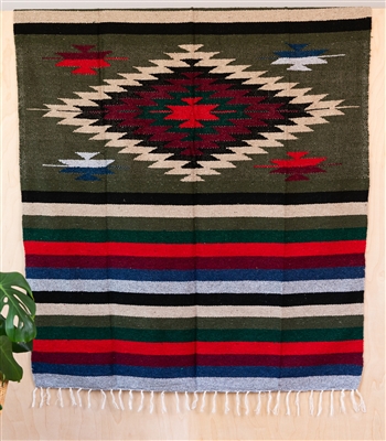 Colorful Mexican Heavy Blankets - Tribal 13