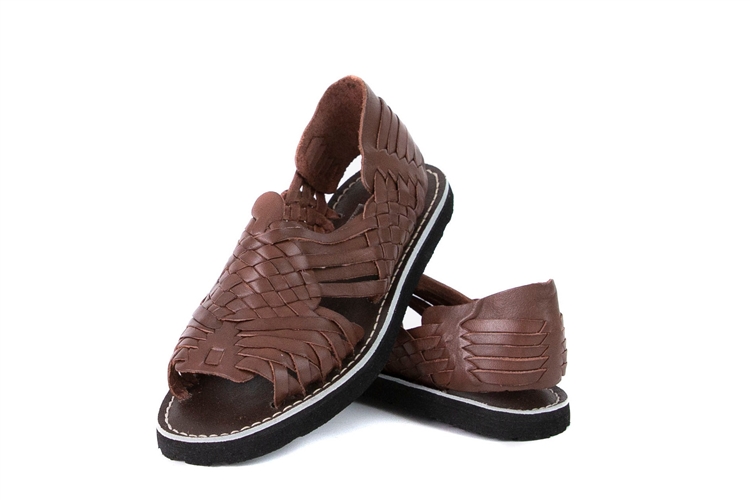 Dark hot sale brown huaraches