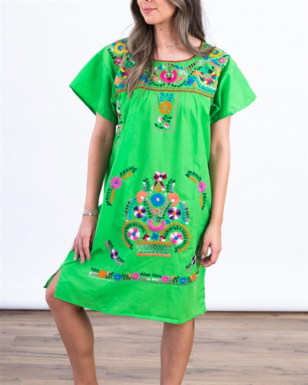 Green Mexican Dress