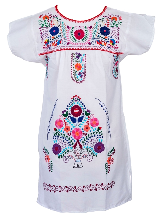 White Mexican Dress