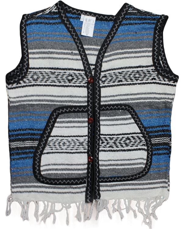 Shop for Authentic Mexican Poncho Vests, Colorful Ponchos
