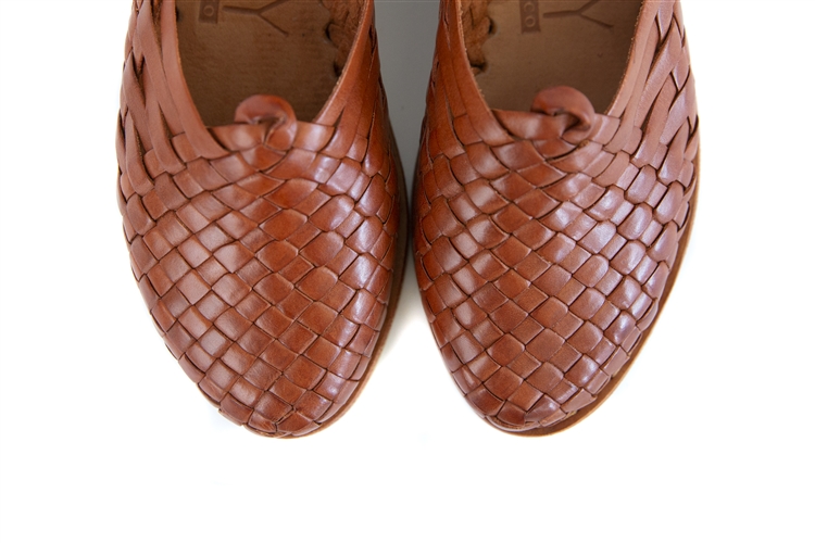 Men's Woven City Slipper | Oiled Leather | Mohinders Shoes